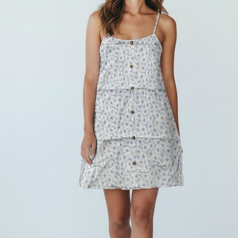 Btween Floral Blue and White Dress in Kid's Size 10